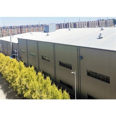 Prefab-lager ljus stålram